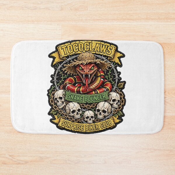 Item preview, Snake Bouncer Coral Snake | Surprise Biker Club Patch Graphic designed and sold by TOCOCLAWS.