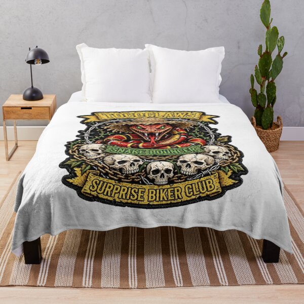 Item preview, Snake Bouncer Coral Snake | Surprise Biker Club Patch Graphic designed and sold by TOCOCLAWS.