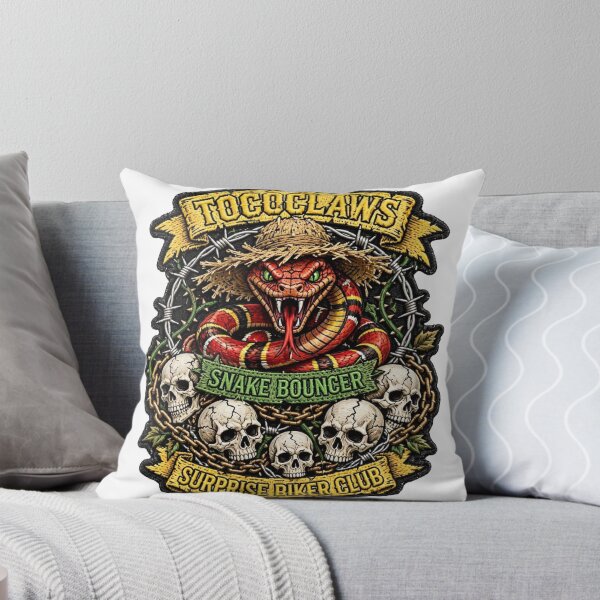 Item preview, Snake Bouncer Coral Snake | Surprise Biker Club Patch Graphic designed and sold by TOCOCLAWS.