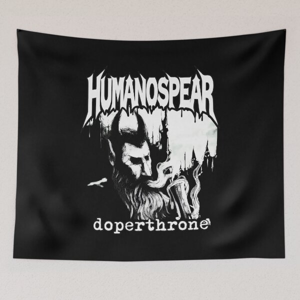 Item preview, Dopethrone Gothic Man Smoking Pipe Dark Art designed and sold by RaleigGerhold.