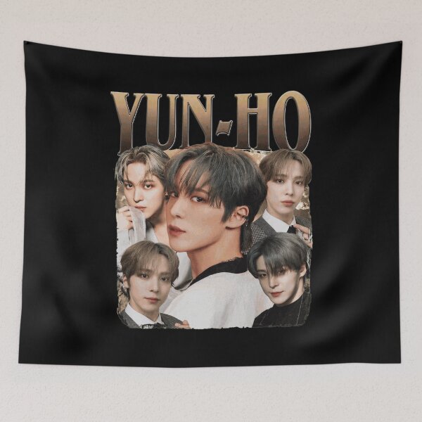Item preview, Yun Ho Retro Collage Vintage Kpop Idol T  designed and sold by AbigailP792708.