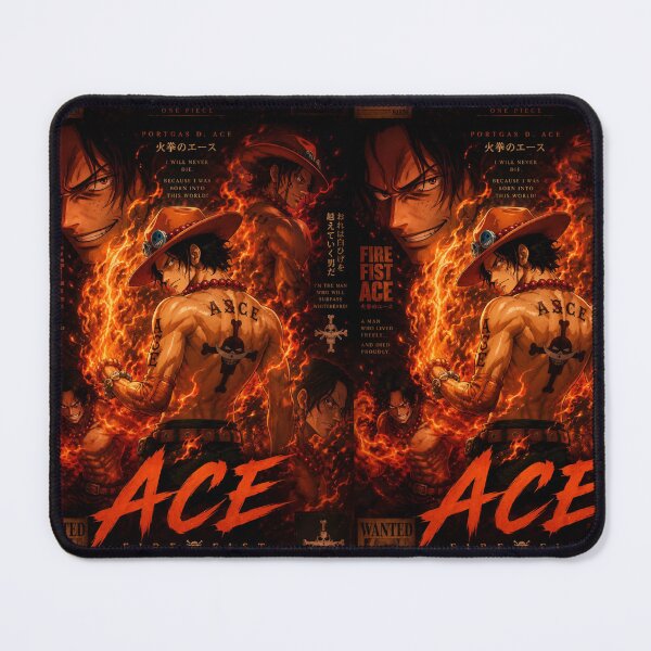 Item preview, Portgas D. Ace One Piece Fire Fist Pirate Poster Aesthetic Anime Digital Artwork designed and sold by Matt_Smith.