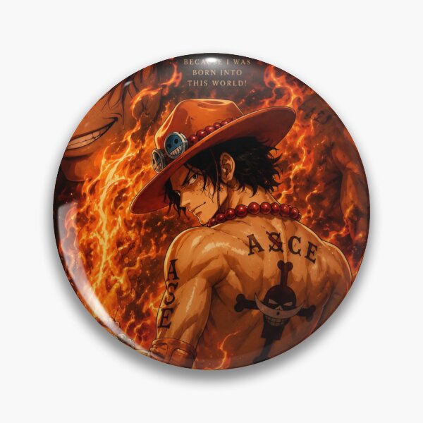 Item preview, Portgas D. Ace One Piece Fire Fist Pirate Poster Aesthetic Anime Digital Artwork designed and sold by Matt_Smith.