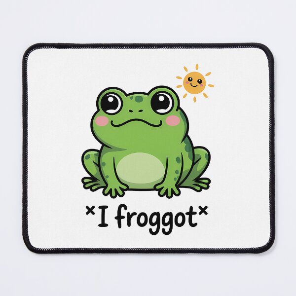 Item preview, I Froggot – Cute Frog Pun Kawaii Design designed and sold by LoFizzy.