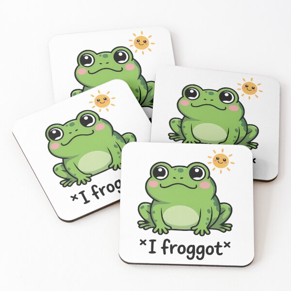 Item preview, I Froggot – Cute Frog Pun Kawaii Design designed and sold by LoFizzy.