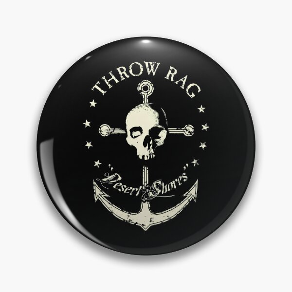 Item preview, THROW RAG Desert Shores Skulls Anchor  designed and sold by REETALOX.