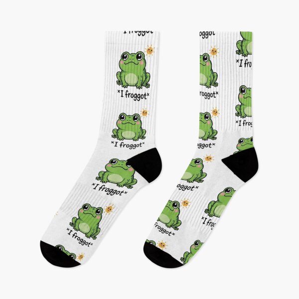 Item preview, I Froggot – Cute Frog Pun Kawaii Design designed and sold by LoFizzy.