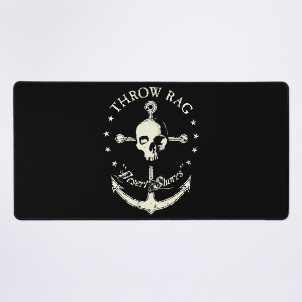 Item preview, THROW RAG Desert Shores Skulls Anchor designed and sold by REETALOX.