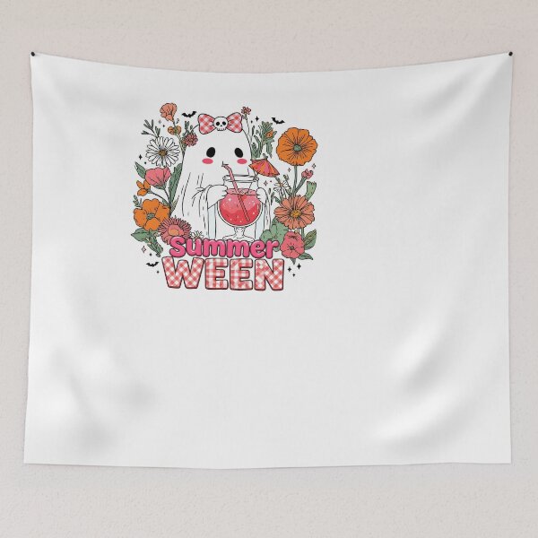 Item preview, Summerween Cute Floral Ghost Girls Halloween designed and sold by KroghDs.