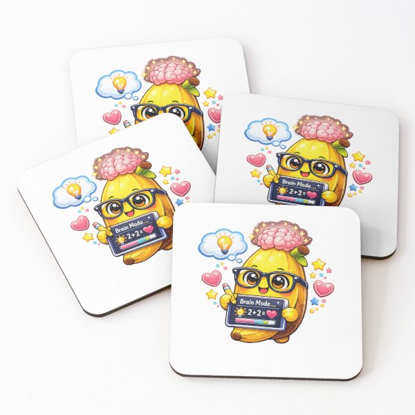 Item preview, Brain Mode – Pastel Kawaii Banana Study designed and sold by Sommium .