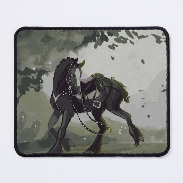 Item preview, Dark Pack Horse in Misty Forest designed and sold by BaranSancakTS.
