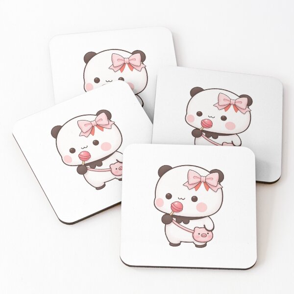 Item preview, Bubu Panda Eating Pink Lollipop designed and sold by Tom-Riley.