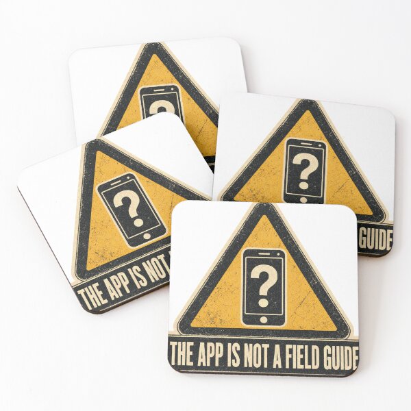 Item preview, The App Is Not A Field Guide Mushroom Foraging designed and sold by BoosterShop.