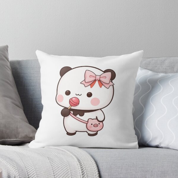 Item preview, Bubu Panda Eating Pink Lollipop designed and sold by Tom-Riley.