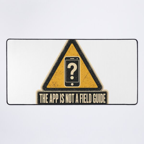 Item preview, The App Is Not A Field Guide Mushroom Foraging designed and sold by BoosterShop.
