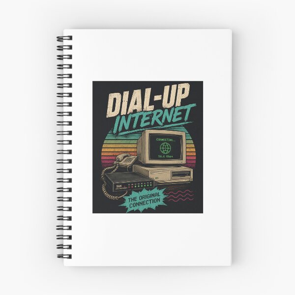 Item preview, Dial Up Internet Retro 90s Vintage Computer Nostalgia designed and sold by MalickaArt.
