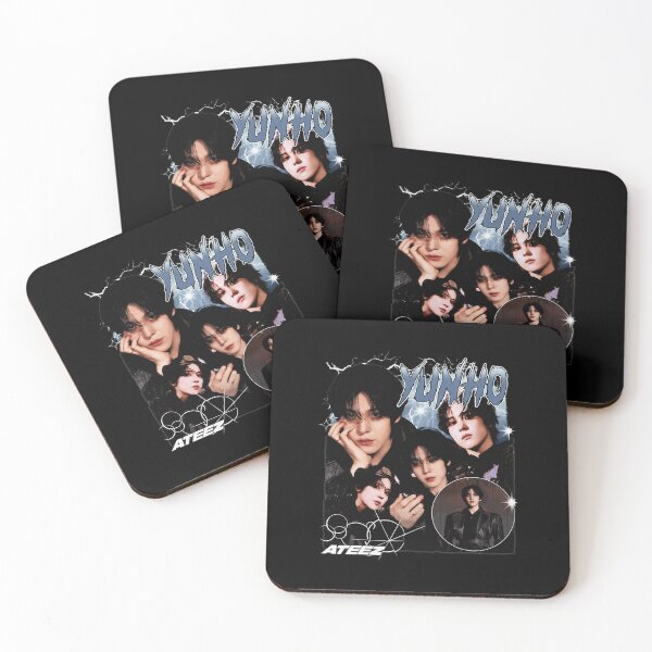 Item preview, Yunho ATEEZ Vintage Retro K-Pop Idol designed and sold by KaylaRob311870.