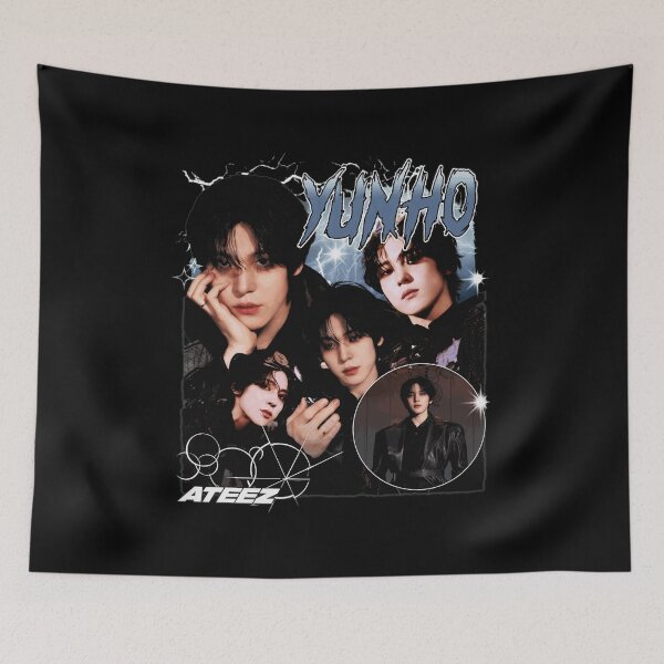Item preview, Yunho ATEEZ Vintage Retro K-Pop Idol  designed and sold by KaylaRob311870.