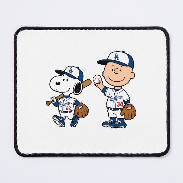 Item preview, Snoopy Charlie Brown Dodgers Baseball  designed and sold by OniWav.