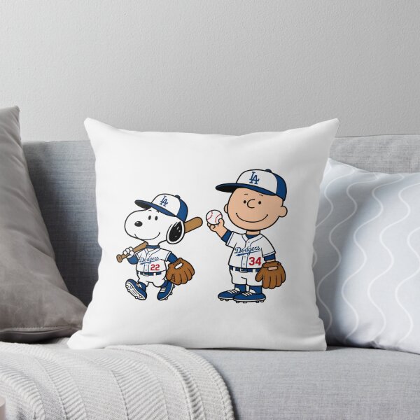 Item preview, Snoopy Charlie Brown Dodgers Baseball  designed and sold by OniWav.