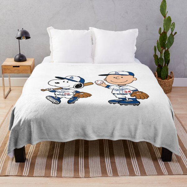 Item preview, Snoopy Charlie Brown Dodgers Baseball  designed and sold by OniWav.