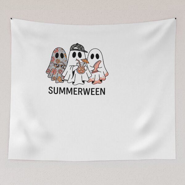 Item preview, Summerween Beach Ghosts Cute Halloween designed and sold by KroghDs.