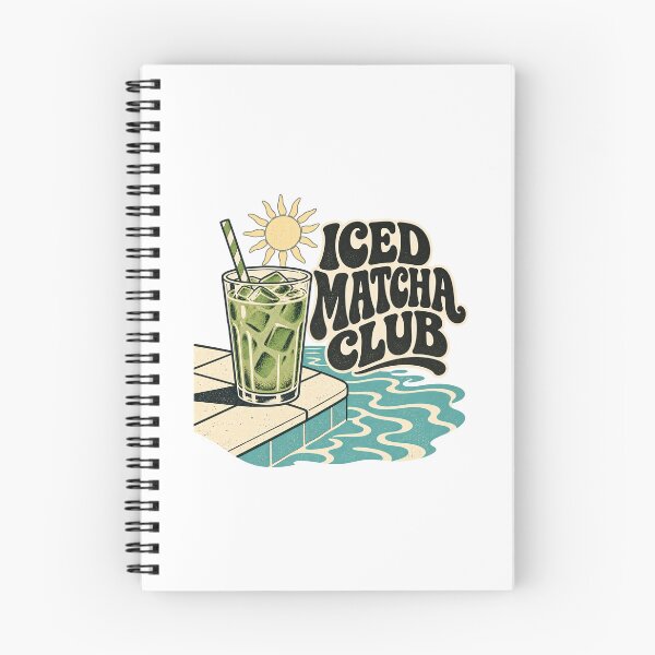 Item preview, Iced Matcha Club Vintage Retro Poolside Summer Design designed and sold by urbinet.
