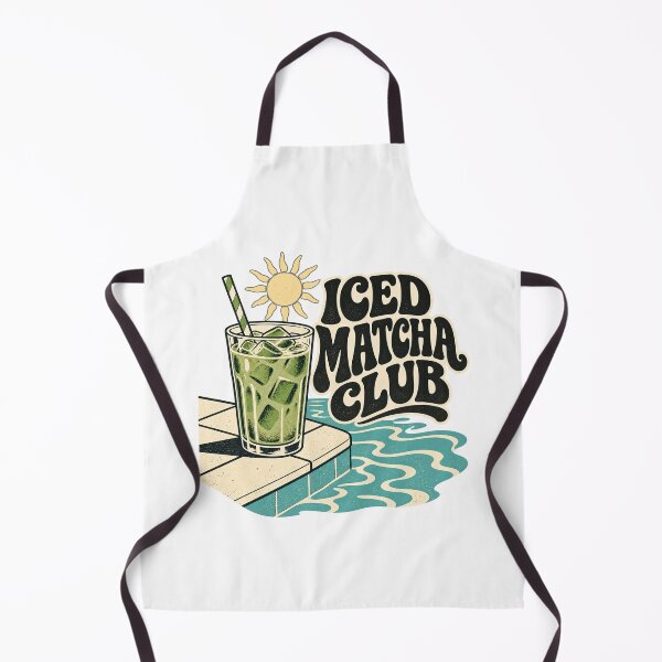 Item preview, Iced Matcha Club Vintage Retro Poolside Summer Design designed and sold by urbinet.