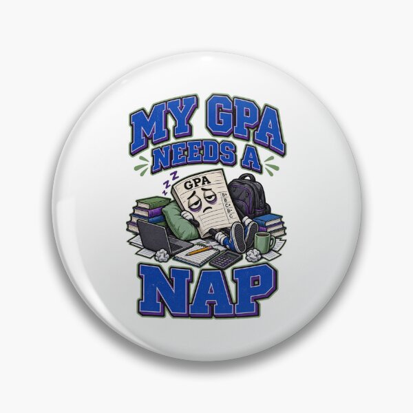 Item preview, My GPA Needs a Nap – Funny College Student Study Humor T-Shirt designed and sold by Print-Mingle01.