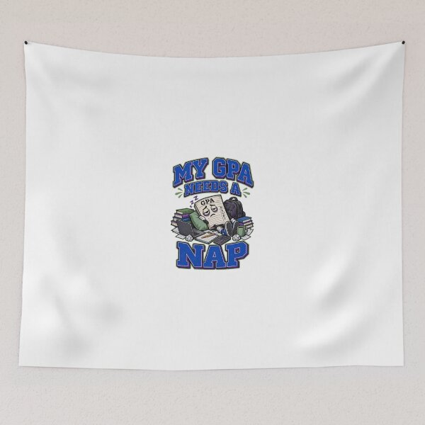 Item preview, My GPA Needs a Nap – Funny College Student Study Humor T-Shirt designed and sold by Print-Mingle01.
