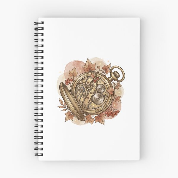 Item preview, Vintage Brass Globe with Botanical Autumn Leaves designed and sold by Mellow Doodle Co..