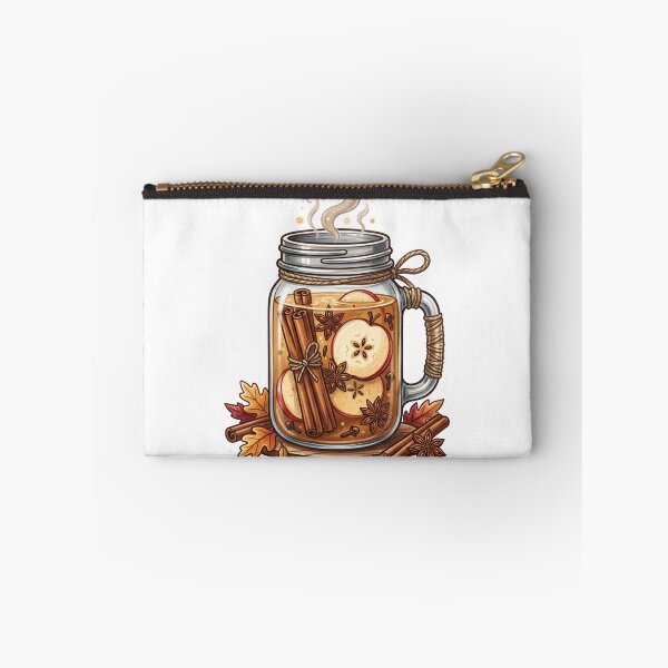 Item preview, Cozy Mulled Apple Cider Mason Jar with Cinnamon designed and sold by Mellow Doodle Co..