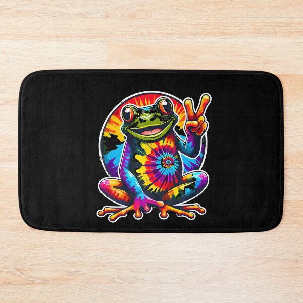 Item preview, Ties Dye Frog Peaces Sign designed and sold by REETALOX.