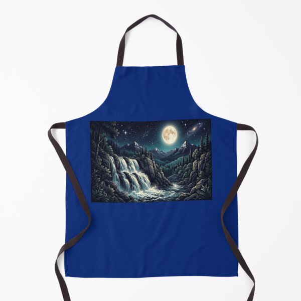 Item preview, moon and waterfall designed and sold by GAWPAWshop.