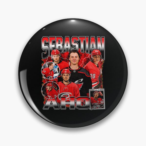 Item preview, Vintage Sebastian Aho Carolina Hurricanes Hockey designed and sold by LisaMcgu770729.