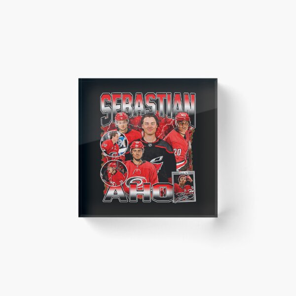 Item preview, Vintage Sebastian Aho Carolina Hurricanes Hockey designed and sold by LisaMcgu770729.