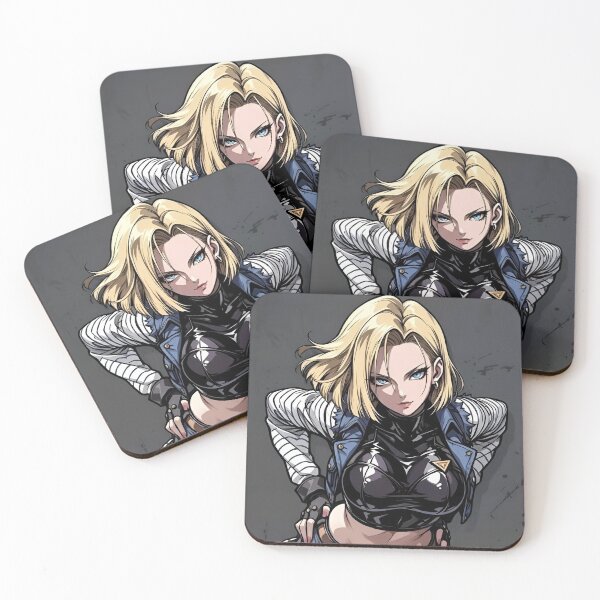 Item preview, Blonde Anime Girl – Stylish Badass Female Warrior Dark Streetwear Manga Art designed and sold by Dyan4.