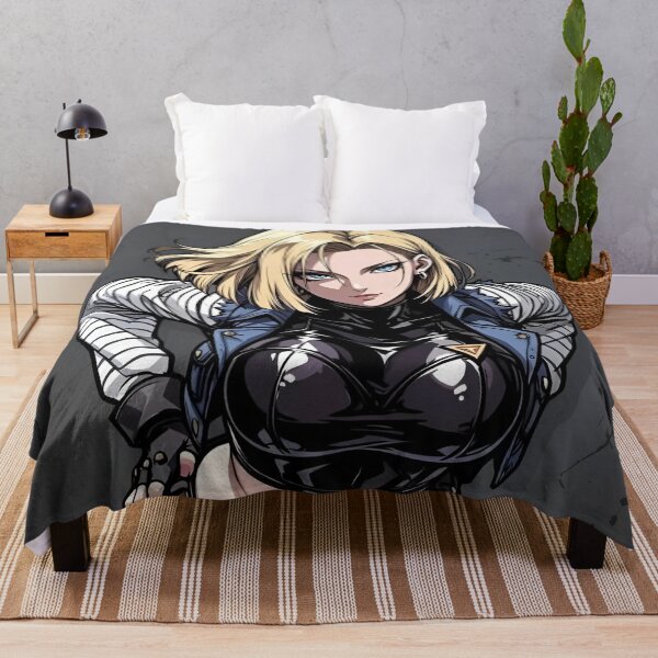 Item preview, Blonde Anime Girl – Stylish Badass Female Warrior Dark Streetwear Manga Art designed and sold by Dyan4.
