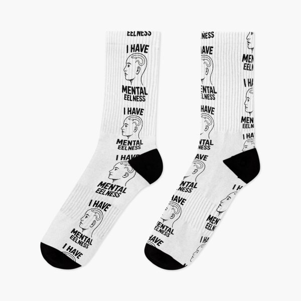 Item preview, I Have Mental Eelness – Absurd Pun Illustration Design designed and sold by LoFizzy.