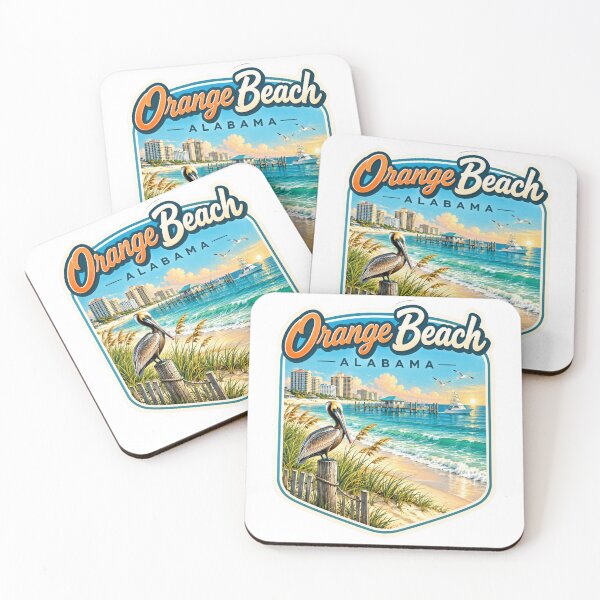 Item preview, Orange Beach City in Alabama designed and sold by PamLeeDesign.