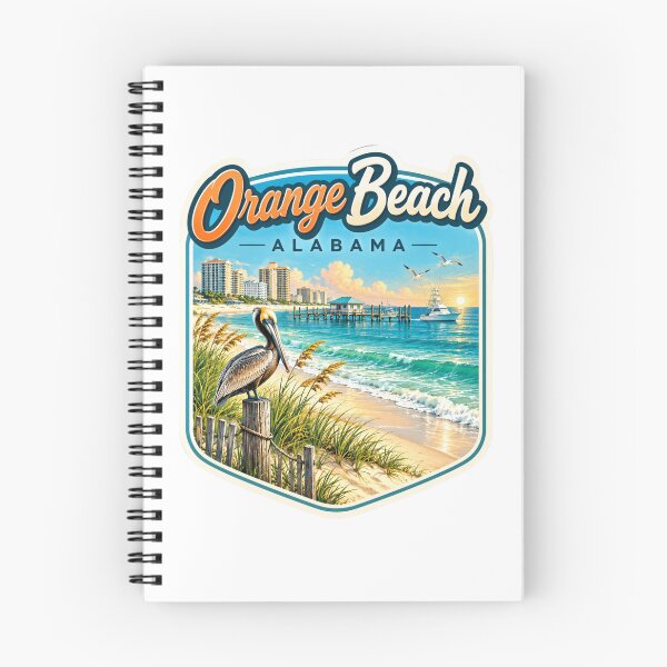 Item preview, Orange Beach City in Alabama designed and sold by PamLeeDesign.