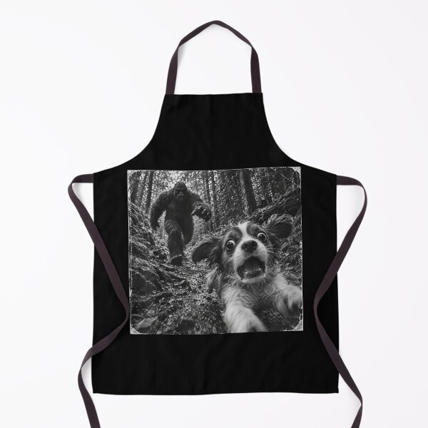 Item preview, Bigfoot and Cavalier Funny Dog Selfie Sasquatch Chase Forest designed and sold by ALICIAxGONZALEZ.