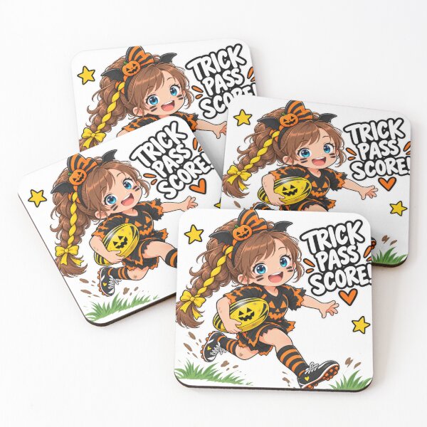 Item preview, Kenzie Halloween Rugby Trick or Treat Design designed and sold by Kenzie & Co.