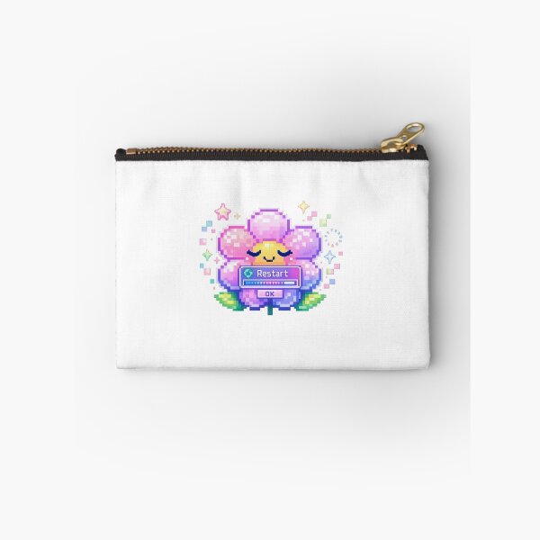 Item preview, Restart – Pastel Pixel Flower Kawaii Digital Art designed and sold by Sommium .
