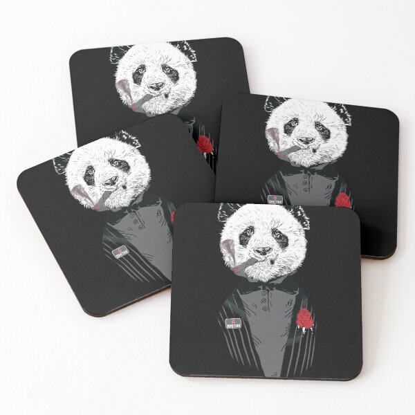 Item preview, Panda Godfather Cigar Rose Suit Dapper Animal designed and sold by RustyThiel.