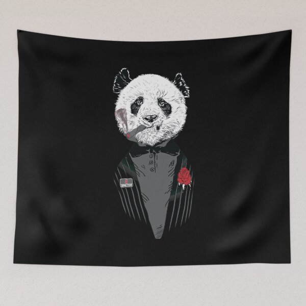 Item preview, Panda Godfather Cigar Rose Suit Dapper Animal designed and sold by RustyThiel.