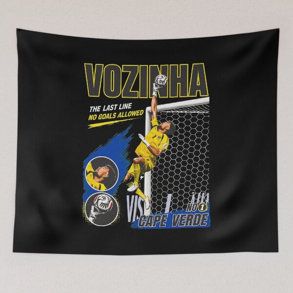 Item preview, Vozinha Goalkeeper Vintage Soccer Jersey  designed and sold by Christop885863.