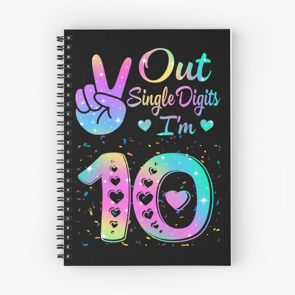 Item preview, Birthday Tie dye Single Digits I'm 10th Digits Girls Women designed and sold by ALICIAxGONZALEZ.