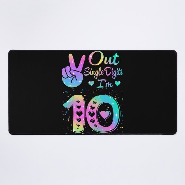 Item preview, Birthday Tie dye Single Digits I'm 10th Digits Girls Women designed and sold by ALICIAxGONZALEZ.