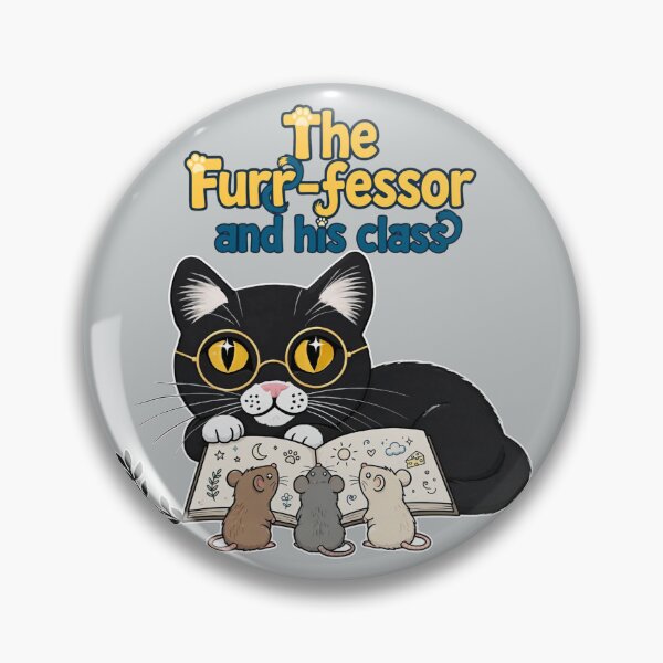 Item preview, The Furr-fessor and his class designed and sold by areezh.